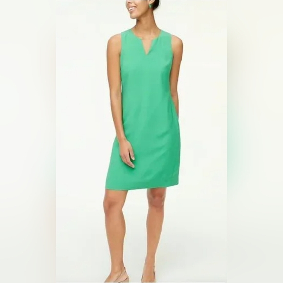 J. Crew Dresses & Skirts - J.Crew NWT Elegant Green Sleeveless Dress Size 8 PTP 19